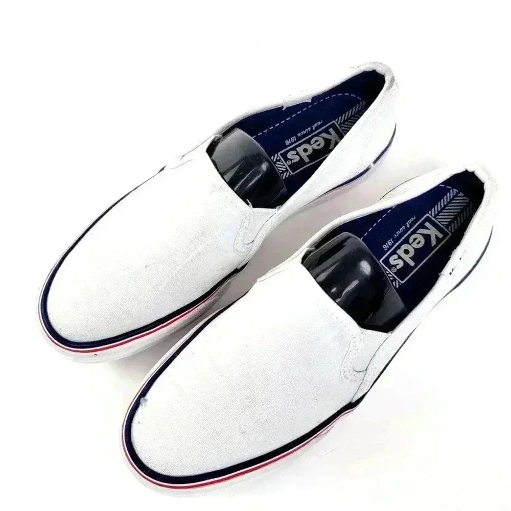 Keds Champion Double Decker Women Canvas Slip On Sneaker Shoe - 6 - Picture 3 of 9